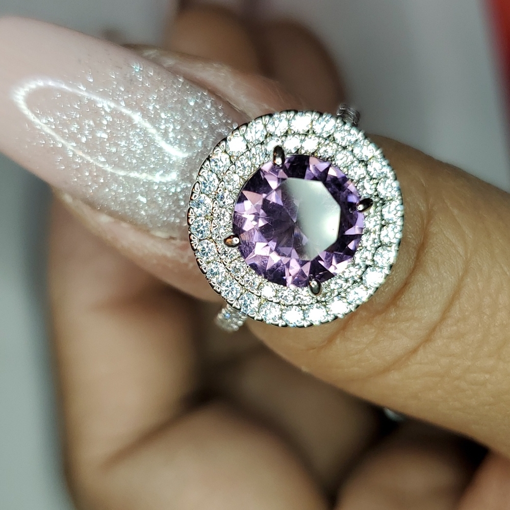 RBP Violet and White Topaz Ring